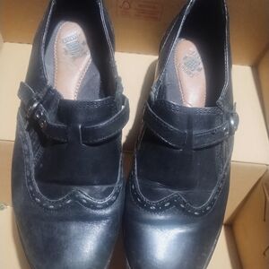 Earth Origins Black Platform Mary Jane Loafers